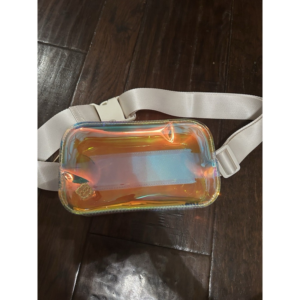 Kendra Scott Clear Belt Bag Iridescent